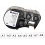 Cartucho de etiquetas de vinil autolaminado Brady M4C-375-422 para impressoras BMP41/BMP51/BMP53/M511, Branco, 25,4 mm x 6,4 m