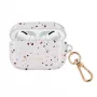 Capa UNIQ Coehl Terrazzo para Apple AirPods Pro - branco natural