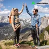 Bastões de trekking em cortiça Komperdell Explorer Zero, Castanho
