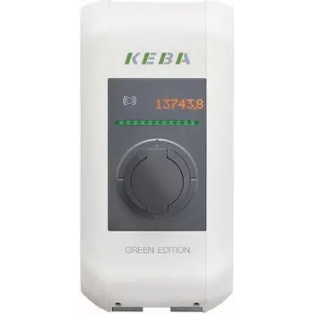 Estação de carregamento KEBA KeContact P30 x-series 22 kW Type-2 tomada RFID para veículos elétricos (125100)