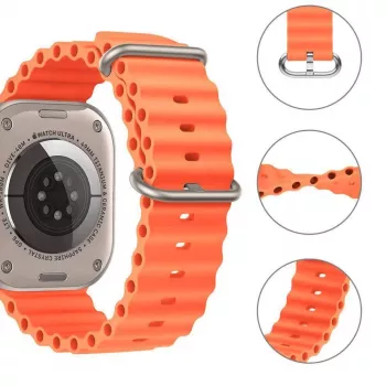 Braçadeira para Apple Watch TECH-PROTECT IconBand Pro 42/44/45/49mm laranja
