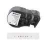 Rolo de etiquetas de transferência térmica de poliéster branco BRADY M4C-250-595-WT-BK para BMP41/BMP51/BMP53/M511, 38,1 mm x 25,4 mm, 250 etiquetas