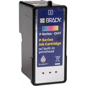 Cartucho de tinta CMY Brady P-CMY-1 para impressora BradyJet J7300