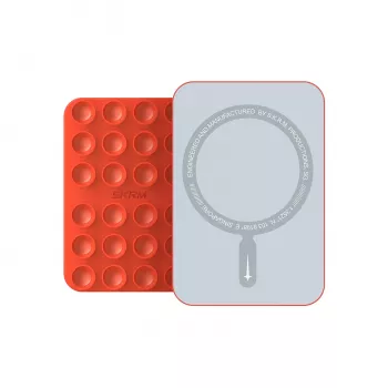 Suporte de ventosa MagSafe SKINARMA Stax para telemóvel laranja