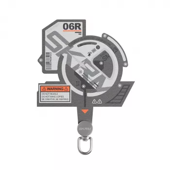 Patch adaptador de cordão universal SKINARMA Ekho cinzento