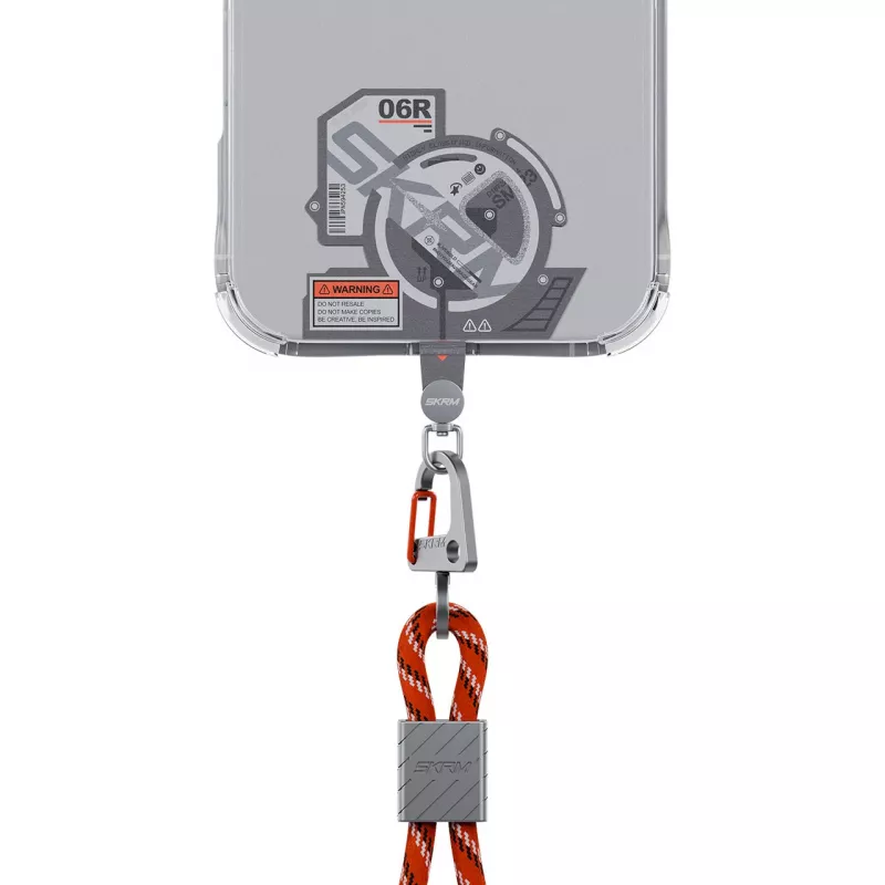 Patch adaptador de cordão universal SKINARMA Ekho cinzento