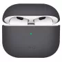 Capa de silicone UNIQ Lino para AirPods de 3.ª geração, cinzento-cinza