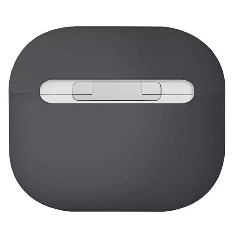 Capa de silicone UNIQ Lino para AirPods de 3.ª geração, cinzento-cinza