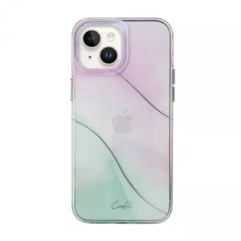 Capa UNIQ Coehl Palette para iPhone 14 Plus/15 Plus 6,7 polegadas Soft Lilac
