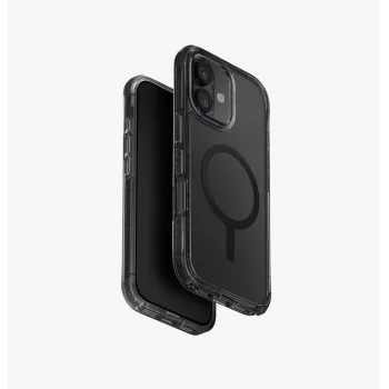 Capa UNIQ Combat para iPhone 17 com carregamento MagClick - Preto