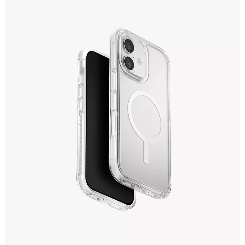Capa UNIQ Combat para iPhone 17 com carregamento MagClick - Preto