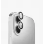 Proteção de lente de câmara em alumínio UNIQ Optix para iPhone 17 com aplicador - Prateado