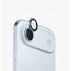 Protetor de lente da câmara em alumínio UNIQ Optix com aplicador para Apple iPhone Air, Prateado