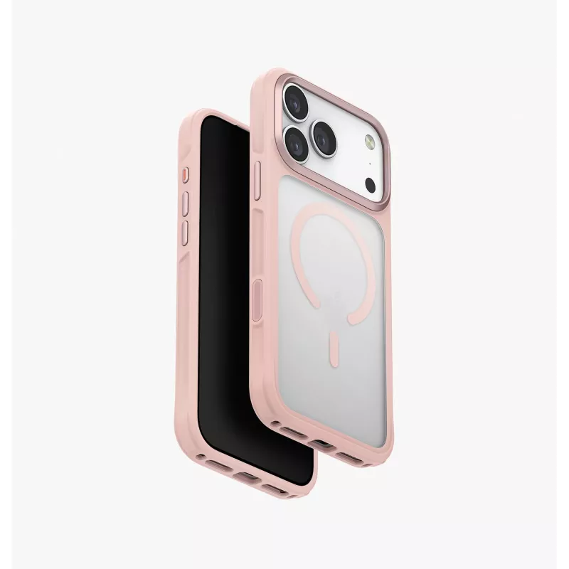 Capa de carregamento MagClick UNIQ Veren para iPhone 17 Pro Max, laranja