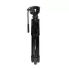 Manfrotto MKONEVA-500X Tripé híbrido foto-vídeo com cabeça fluida, pernas de alumínio de 5 secções, fechos de alavanca, coluna rápida, bolsa de transporte
