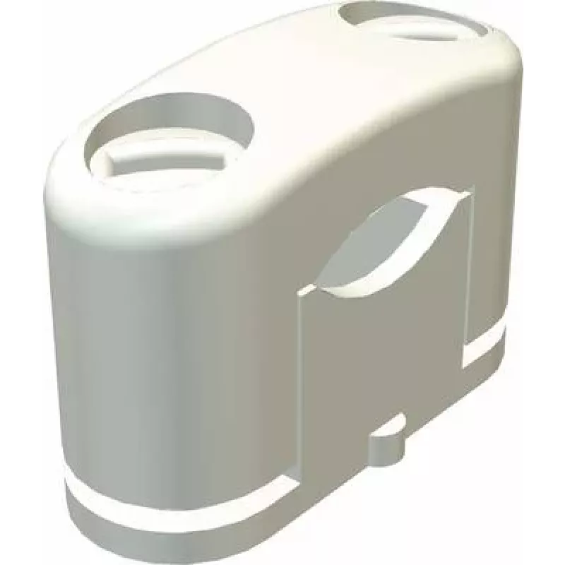 OBO BETTERMANN 3081 LGR Abraçadeira SOM fixação de cabos 15-25mm poliestireno cinzento claro RAL 7035