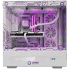 LORGAR PRO P401 PC gaming - AMD Ryzen 7 7800X3D, GeForce RTX 5070 Ti 16GB, 32GB DDR5 6400MHz, 2TB NVMe SSD, fonte de alimentação 850W, AIO 360mm, branco, Windows 11 Home, 3 anos de garantia