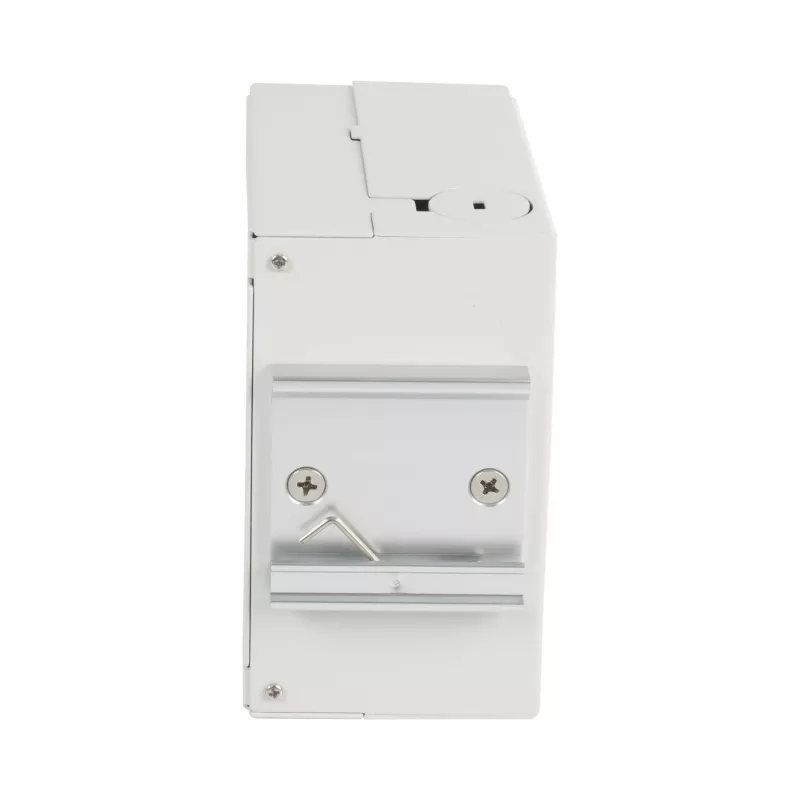 EFB Caixa de distribuição de fibra ótica para calha DIN OM4, 12x pigtail LC, 6x acoplador LC duplex, cinzento claro