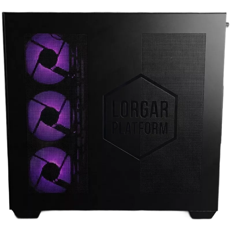 LORGAR ADVANCED A201 PC gaming - AMD Ryzen 5 7500F, GeForce RTX 5060 Ti 16GB, 32GB DDR5 6400MHz, 1TB NVMe SSD, fonte de alimentação 750W, AIO 240mm, preto