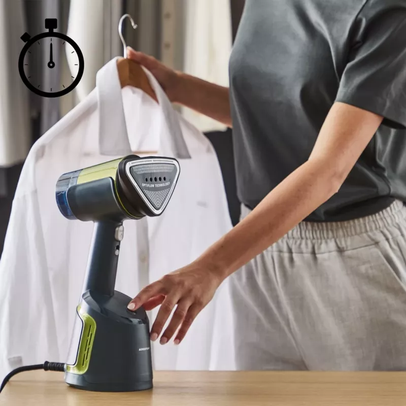TEFAL DT9810 Passadeira a vapor, 2000 W, 200 ml, branco/azul