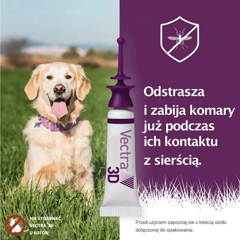 Ceva Vectra 3D para cães com mais de 40 kg, 3 pipetas