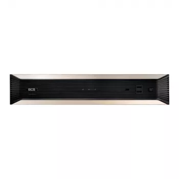 Gravador de vídeo em rede 4K AI BCS de 64 canais, 8 baías RAID, 384 Mbps, reconhecimento facial, ANPR, rackmount 2U