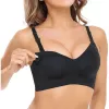 Sutiã de gravidez e amamentação Momcozy YN21, preto, 2XL