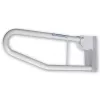 MOBILEX PLU058 Barra de apoio articulada para banheira - Metal, branco, 600 mm de projeção, 150 kg de carga