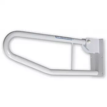 MOBILEX PLU058 Barra de apoio articulada para banheira - Metal, branco, 600 mm de projeção, 150 kg de carga