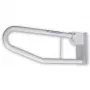 MOBILEX PLU058 Barra de apoio articulada para banheira - Metal, branco, 600 mm de projeção, 150 kg de carga