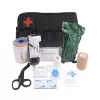 HELBO HEL002 Kit tático militar de primeiros socorros com 13 peças, preto
