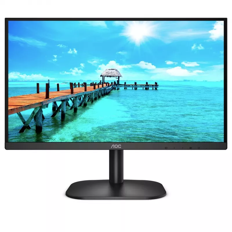 AOC B2 22B2H Monitor VA Full HD 21,5 polegadas com 75Hz, HDMI, VGA, VESA, preto