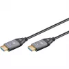 GOOBAY Cabo HDMI Optical Hybrid Ultra High-Speed (AOC) 8K / 60Hz - 20m, 48 Gbit/s, Preto/Cinzento