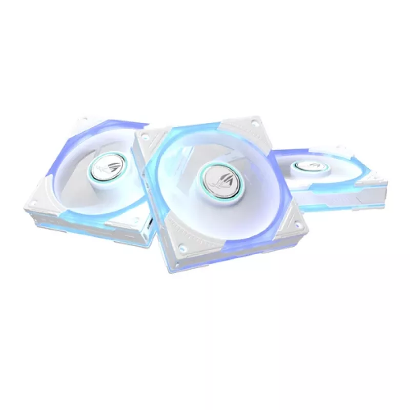 ASUS ROG Eurux GR120 ARGB Branco Conjunto de ventoinhas 3-em-1