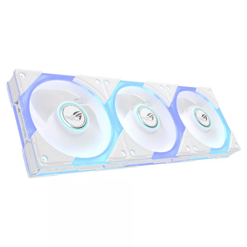 ASUS ROG Eurux GR120 Ventoinha ARGB Reverse, 120 mm, pack de 3, branco (90DA00K3-B09020)