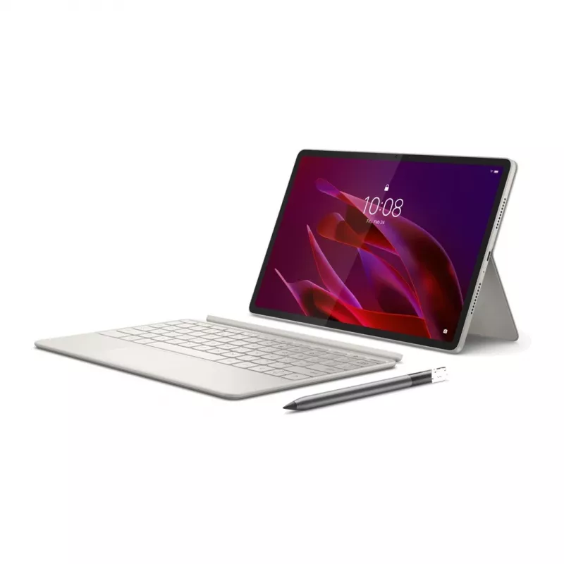Lenovo Yoga Tab Capa folio prateada com suporte e fecho magnético