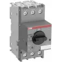 Disjuntor de proteção de motor ABB MS116-20, 16-20 A, 3 polos, 690 V AC, 50 kA, ligações por parafuso