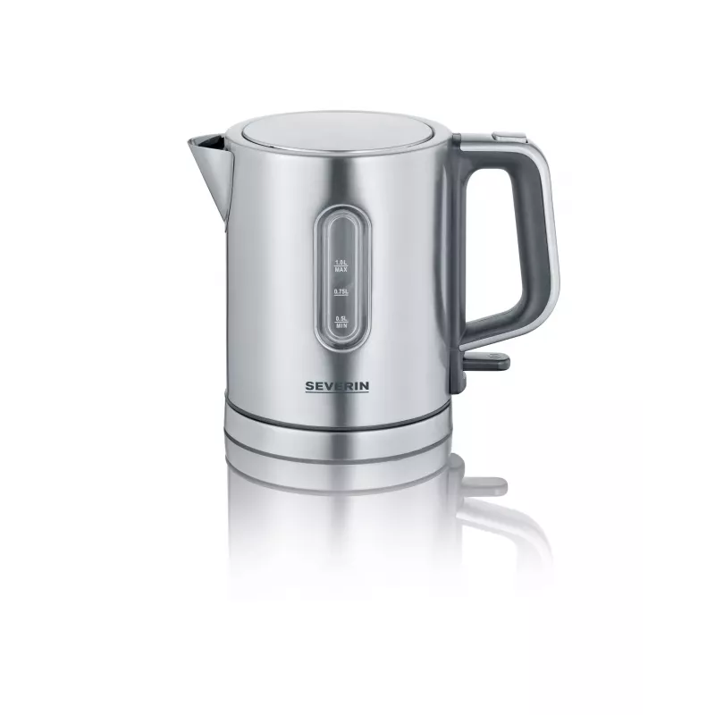 Severin WK 3401 Chaleira elétrica em aço inoxidável 1,7 L 2200 W prateada