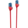 shiverpeaks BS08-22024 Cabo patch Cat.6 U/UTP Slim, 1 m, vermelho