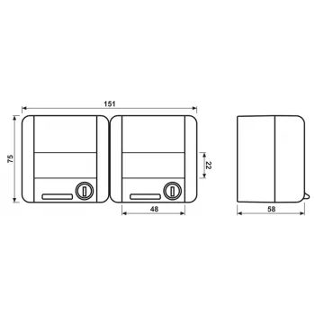 Jung Tomada dupla SCHUKO 16A 250V branco alpino 8220NAWSL
