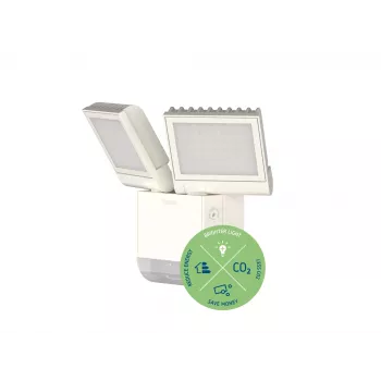THEBEN theLeda S17-100 WH Projetor LED com detetor de movimento para montagem na parede 17W