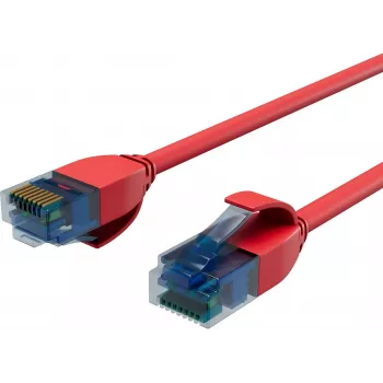 Cabo de rede ShiverPeaks BASIC-S Slim Cat6 U/UTP, 3,0 m, vermelho