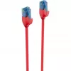 Cabo de rede ShiverPeaks BASIC-S Slim Cat6 U/UTP, 3,0 m, vermelho