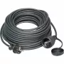 Extensão de borracha para trabalhos pesados KOPP ELEKTROTECHNIK 25 m, Schuko, H07RN-F, IP44, 16 A, preto
