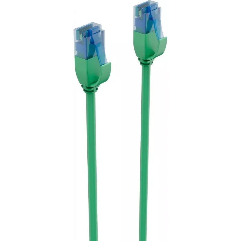Cabo de rede ShiverPeaks BASIC-S Slim Cat.6 U/UTP, 5,0 m, verde