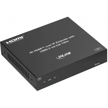 Extensor KVM InLine® sobre IP, HDMI 4K/60Hz, 100 m, transmissor (TX) (57886I)