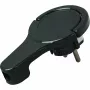 Ficha plana Schuko HEINRICH KOPP 172005030 com suporte, 3x1,5 mm², preto