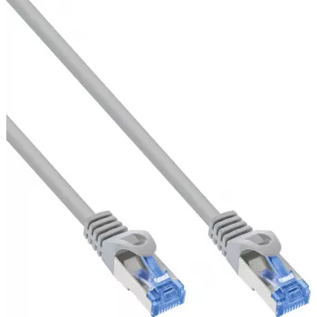 INLINE B-72603 Cabo de rede Cat.6A S/FTP LSZH, CCA, cinzento, 3m, pack de 40
