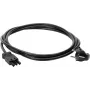 Kopp Cabo de alimentação angular Schuko GST18i3 3m 3G1,5mm² H05VV-F preto