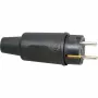 Kopp 179516009 Ficha de segurança Schuko, borracha, 16 A, 230 V, IP44, preto